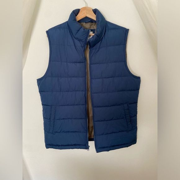 GAP Large Blue Puffer Vest - Picture 6 of 13